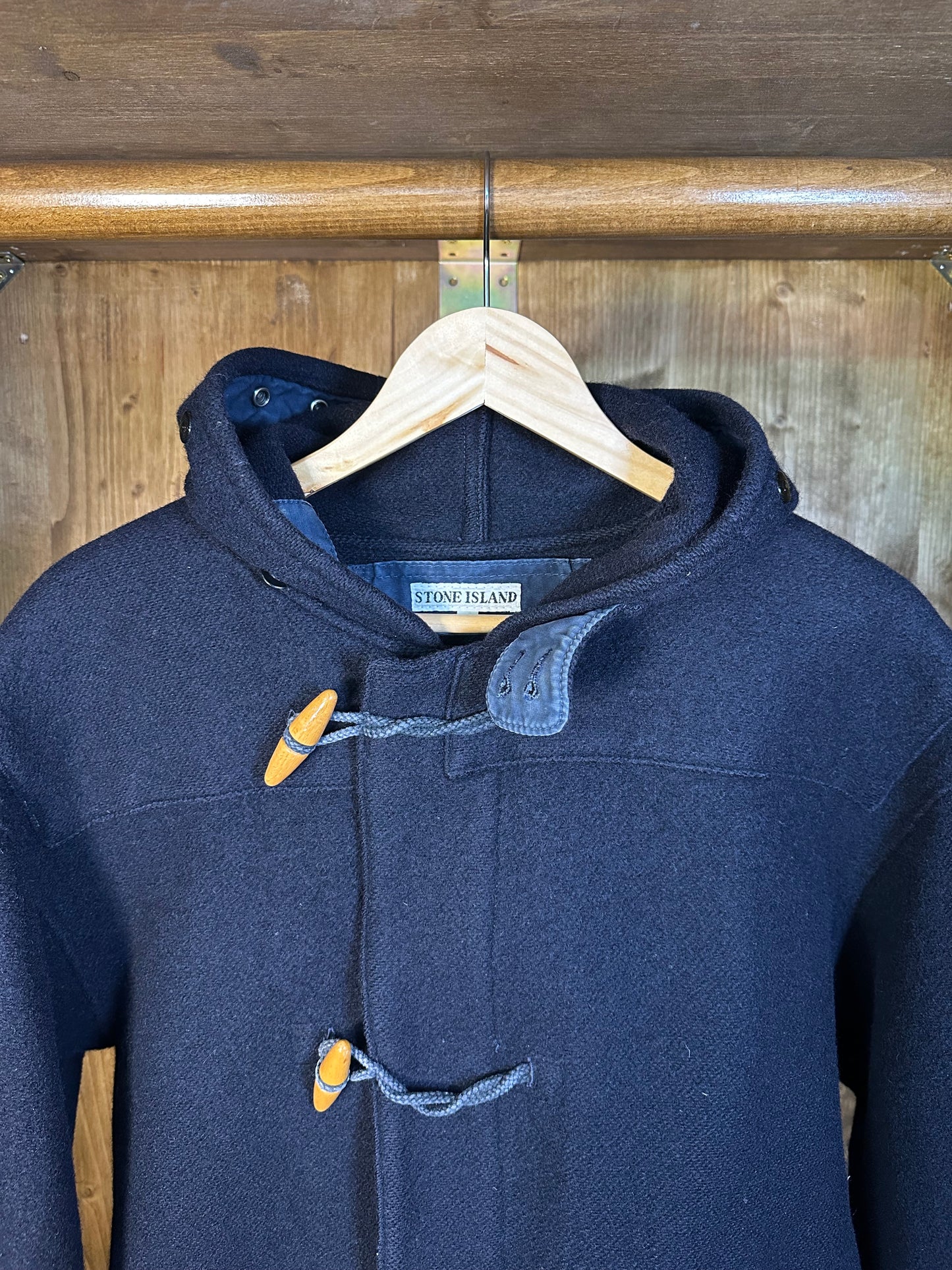 AW1988 BLUE AND WHITE WOOL MONTGOMERY