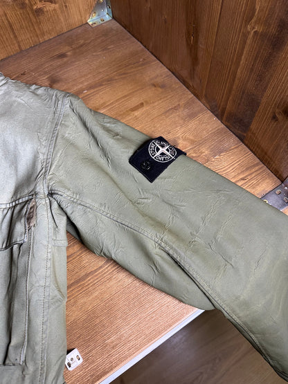 AW07 ANTIQUED REFLECTIVE FIELD JACKET