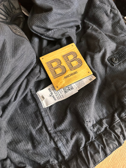 AW20 FROST CORDUROY Supreme X Stone Island sample piece in Jet Black