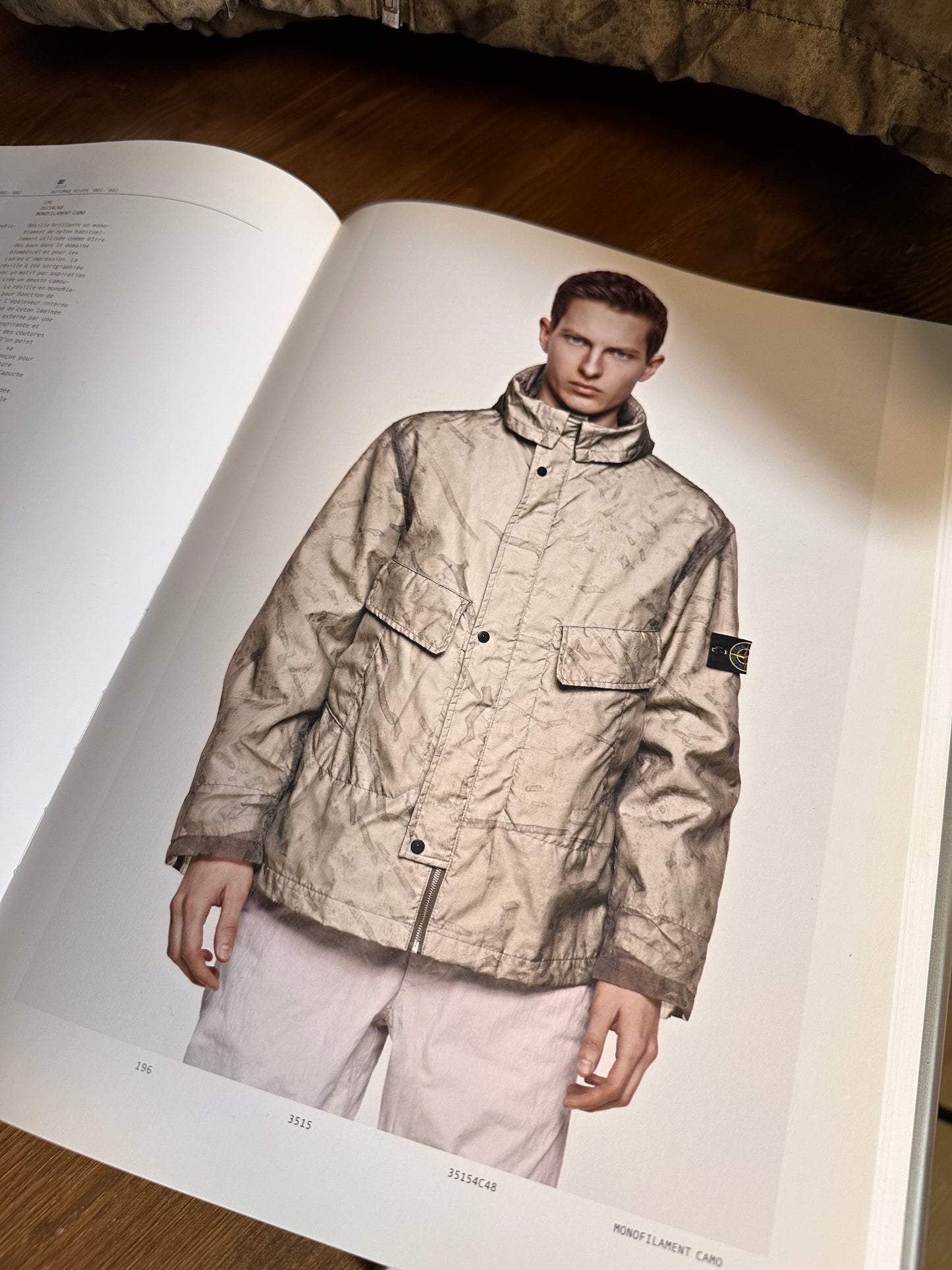 AW01 MONOFILAMENT CAMOUFLAGE with detachable boiled wool inner