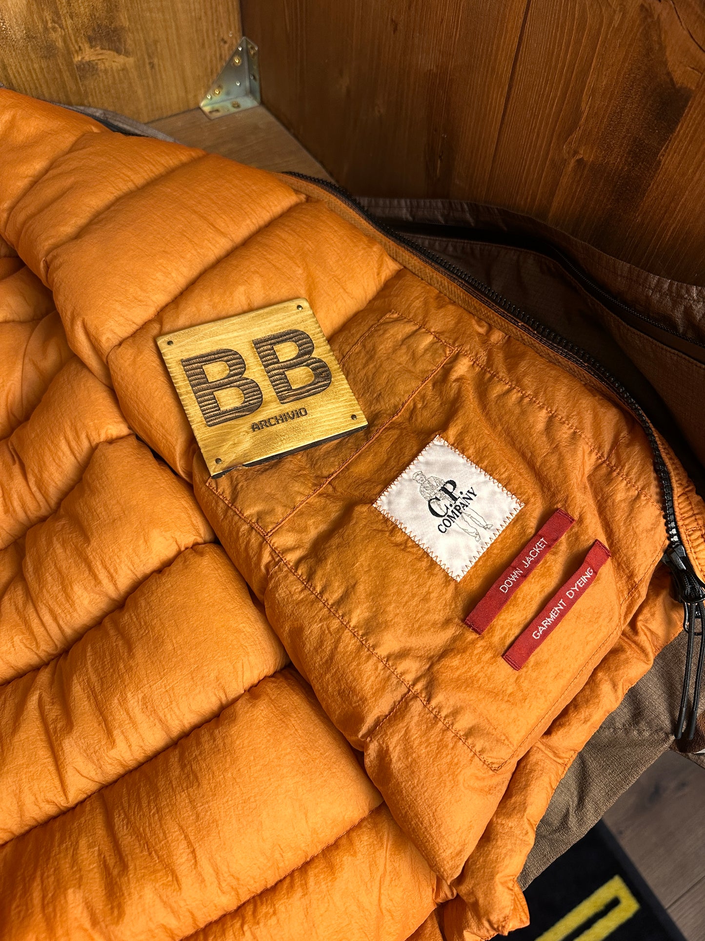 AW25 C.P. COMPANY GORE-G TYPE JACKET 3in1 in Olive Green & Neon Orange