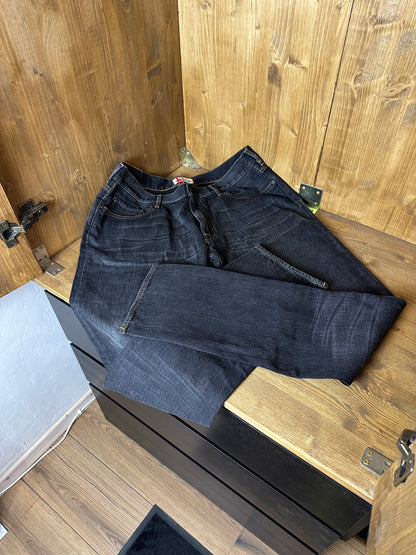 AW13 JEANS in Dark Grey with contrast stitches