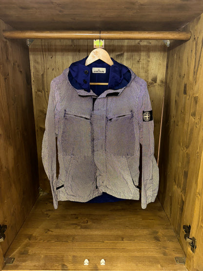 SS16 GARMENT DYED PIXEL REFLECTIVE in Blue