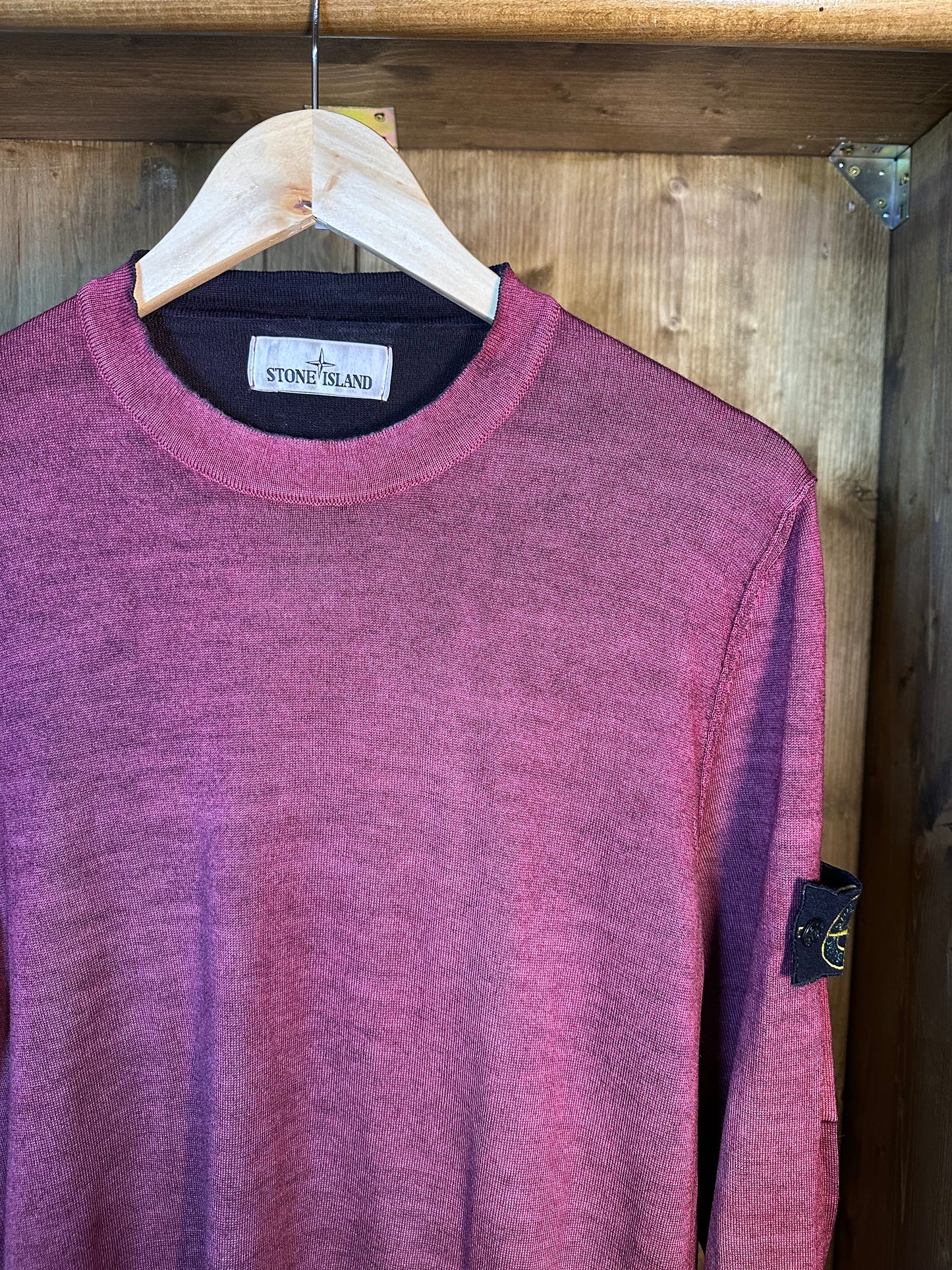 PURPLE DÉLAVÉ LIGHT COTTON SWEATER