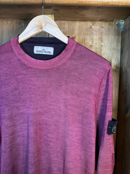 PURPLE DÉLAVÉ LIGHT COTTON SWEATER