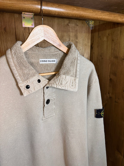 AW99 PILE CREWNECK in Light Brown