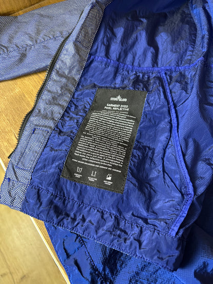 SS16 GARMENT DYED PIXEL REFLECTIVE in Blue