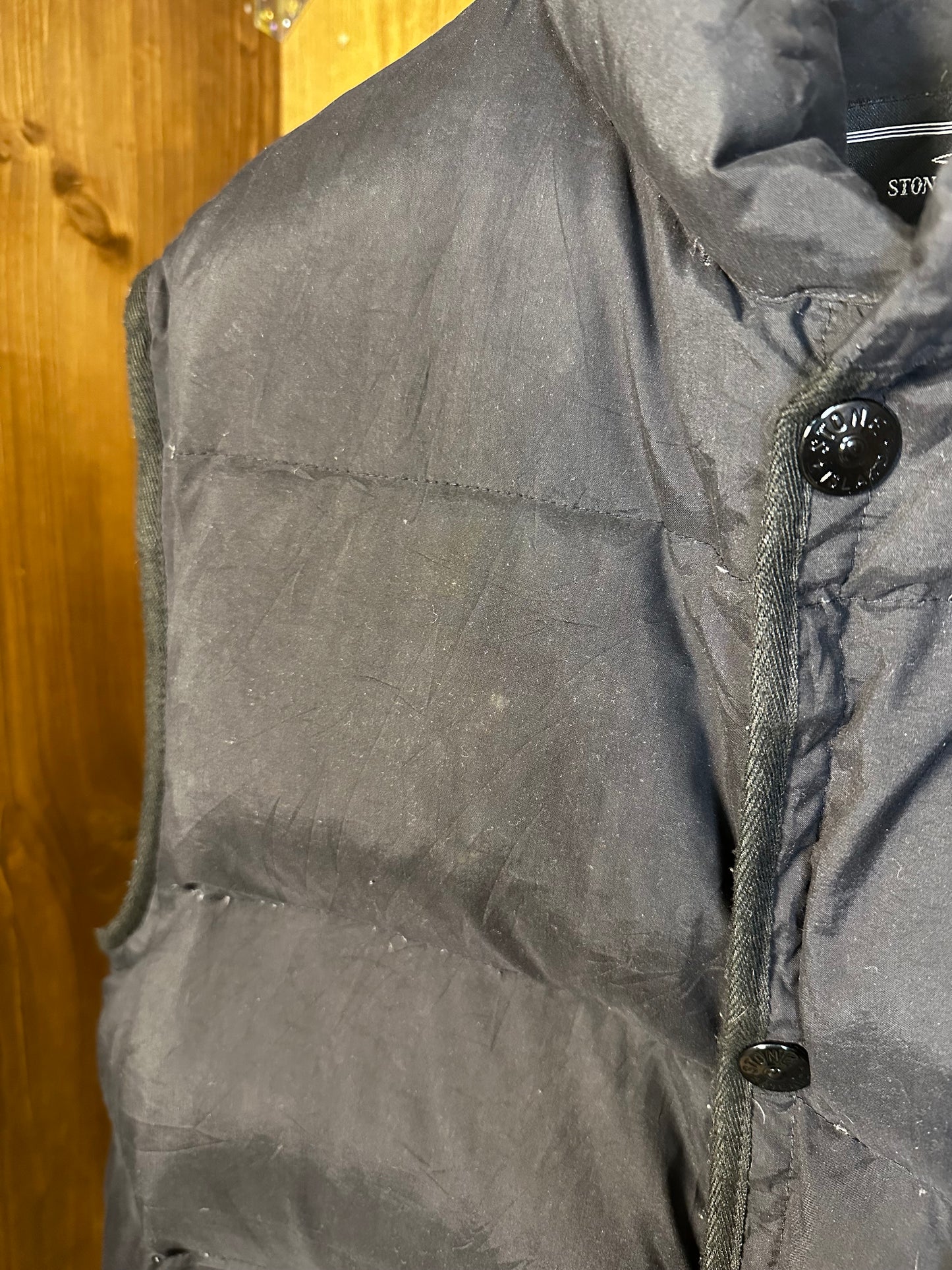 AW1994 PURE BLACK GOOSE DOWN GILET