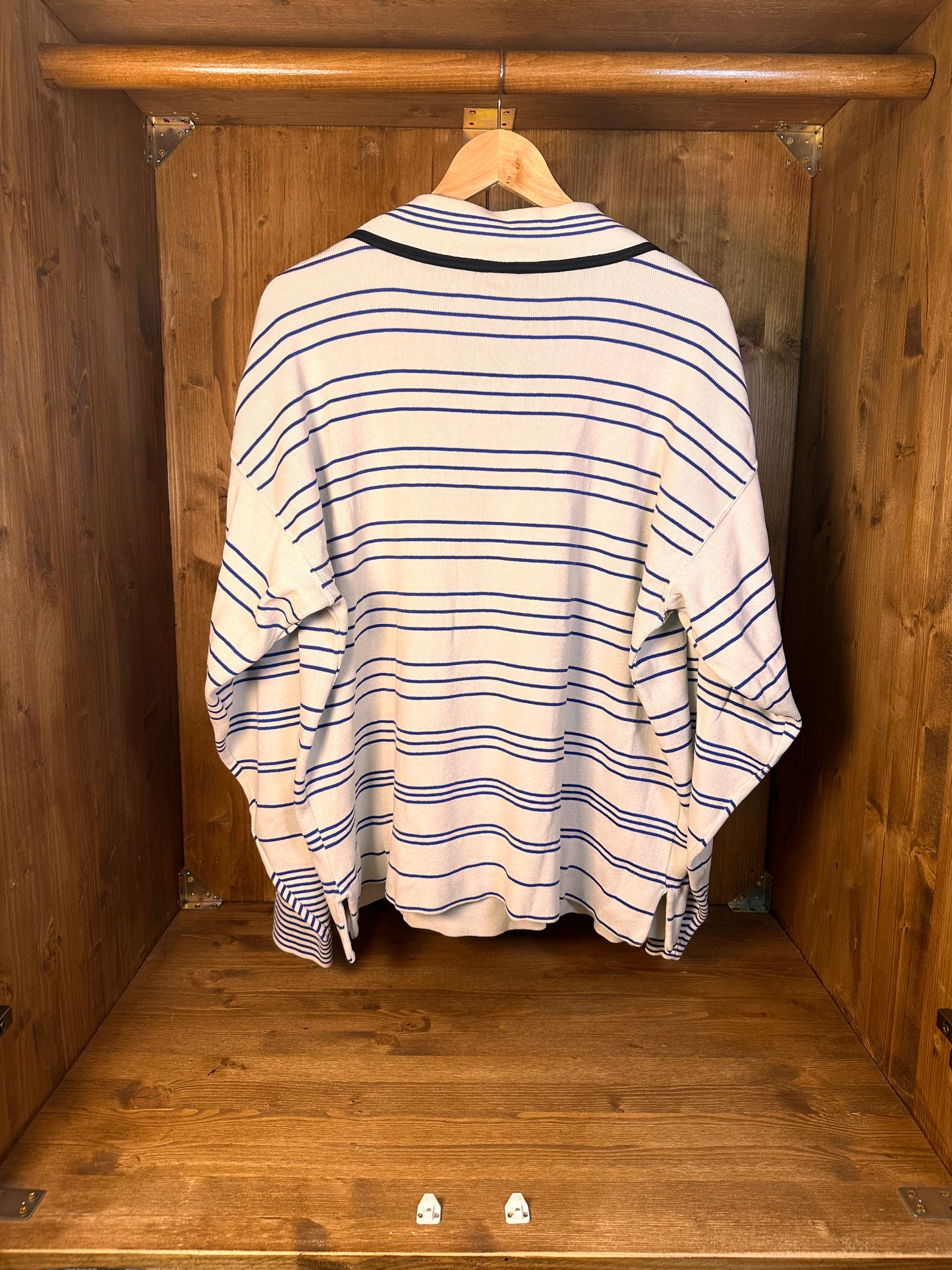 80s BOAT NECK STRIPED JUMPER