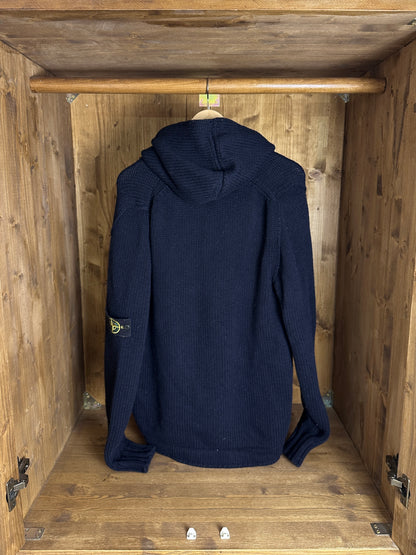 AW00s WOOL HOODED JACKET in Deep Blue