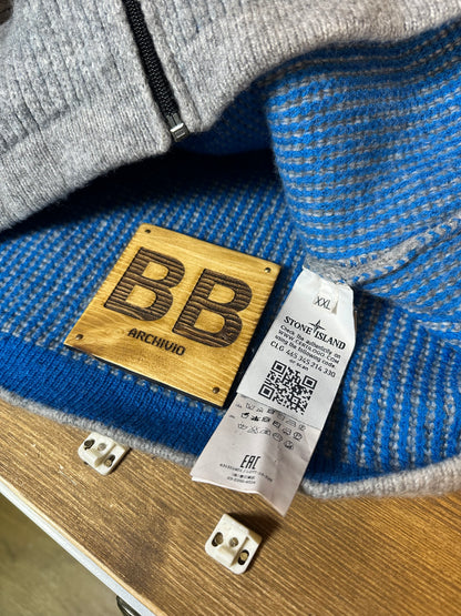 DOUBLE FACE JUMPER GREY+SKY