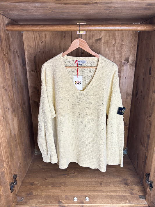 SS97 CHENILLE JUMPER in Canary Yellow