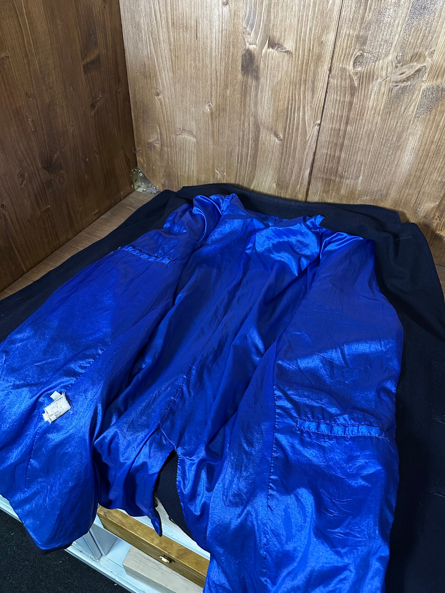 AW19884/85 WOOL BLAZER SQUARE PATCH