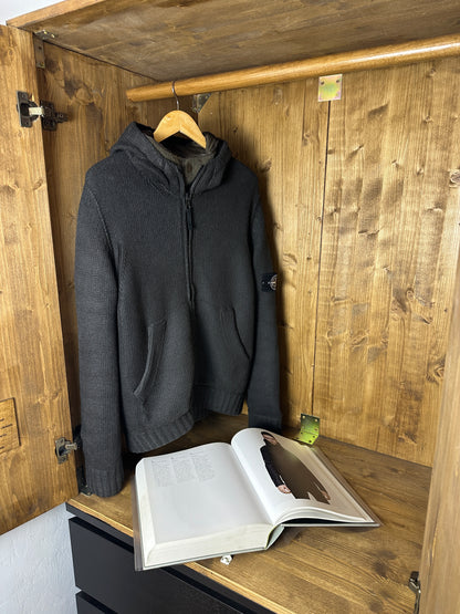 AW08 GRAPHITE KNIT in Black Grey