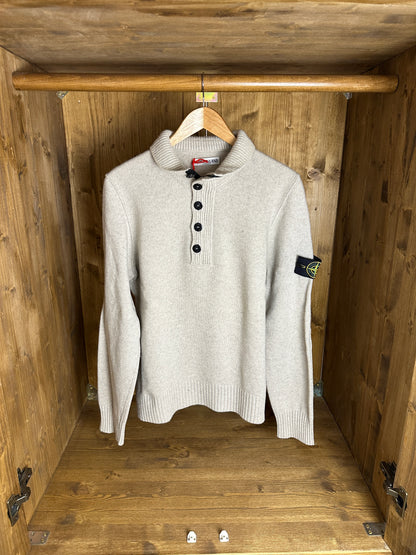 AW11 WOOL CARDIGAN in Light Grey