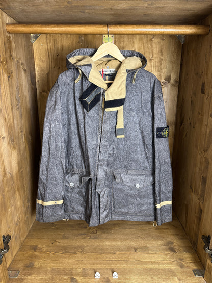 SS02 LAMINATED WEBBING in Traffic Grey B