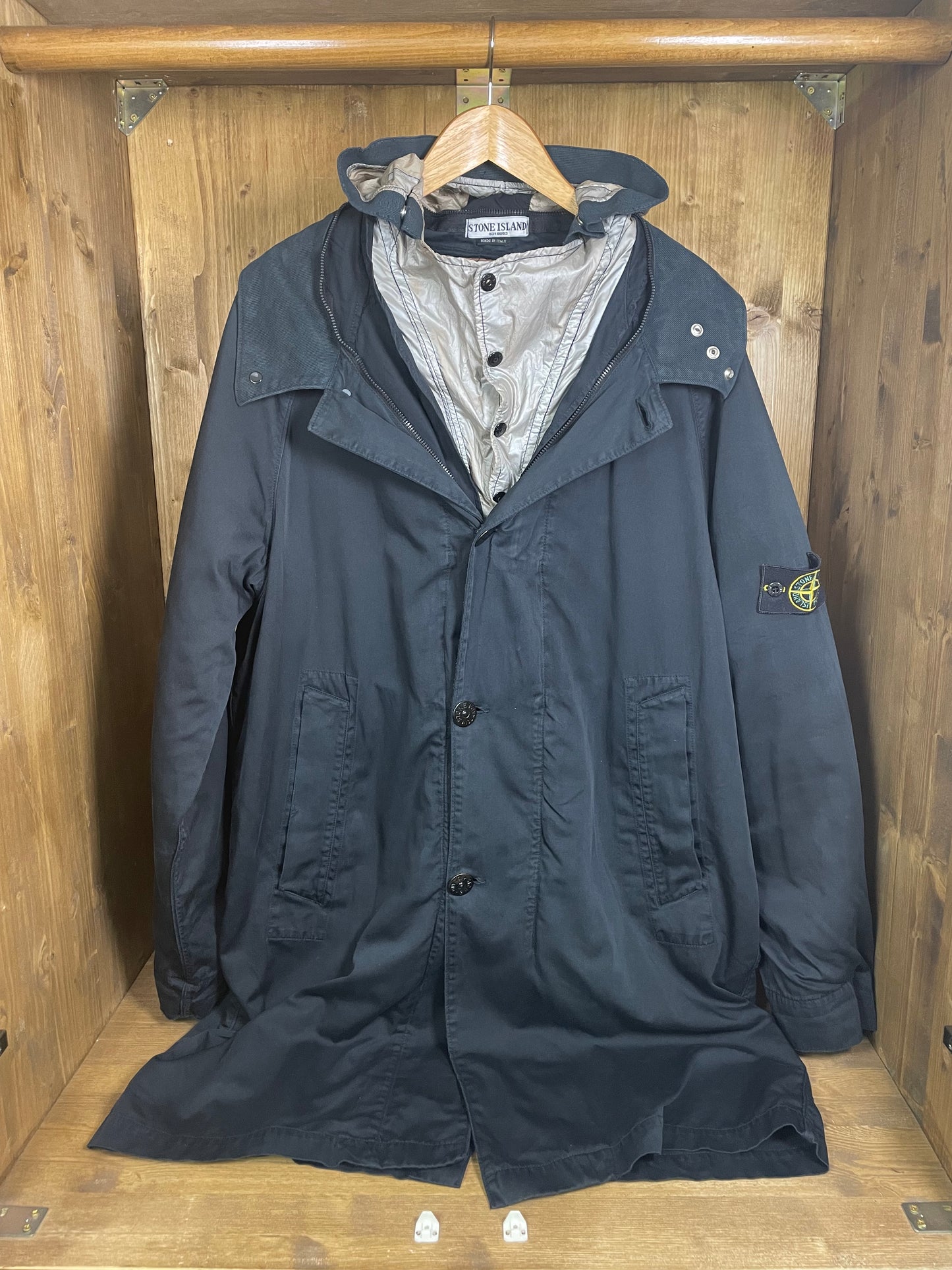 Raso Gommato Fishtail Parka + Oxidation Treatment + Garment dyed (1/1)