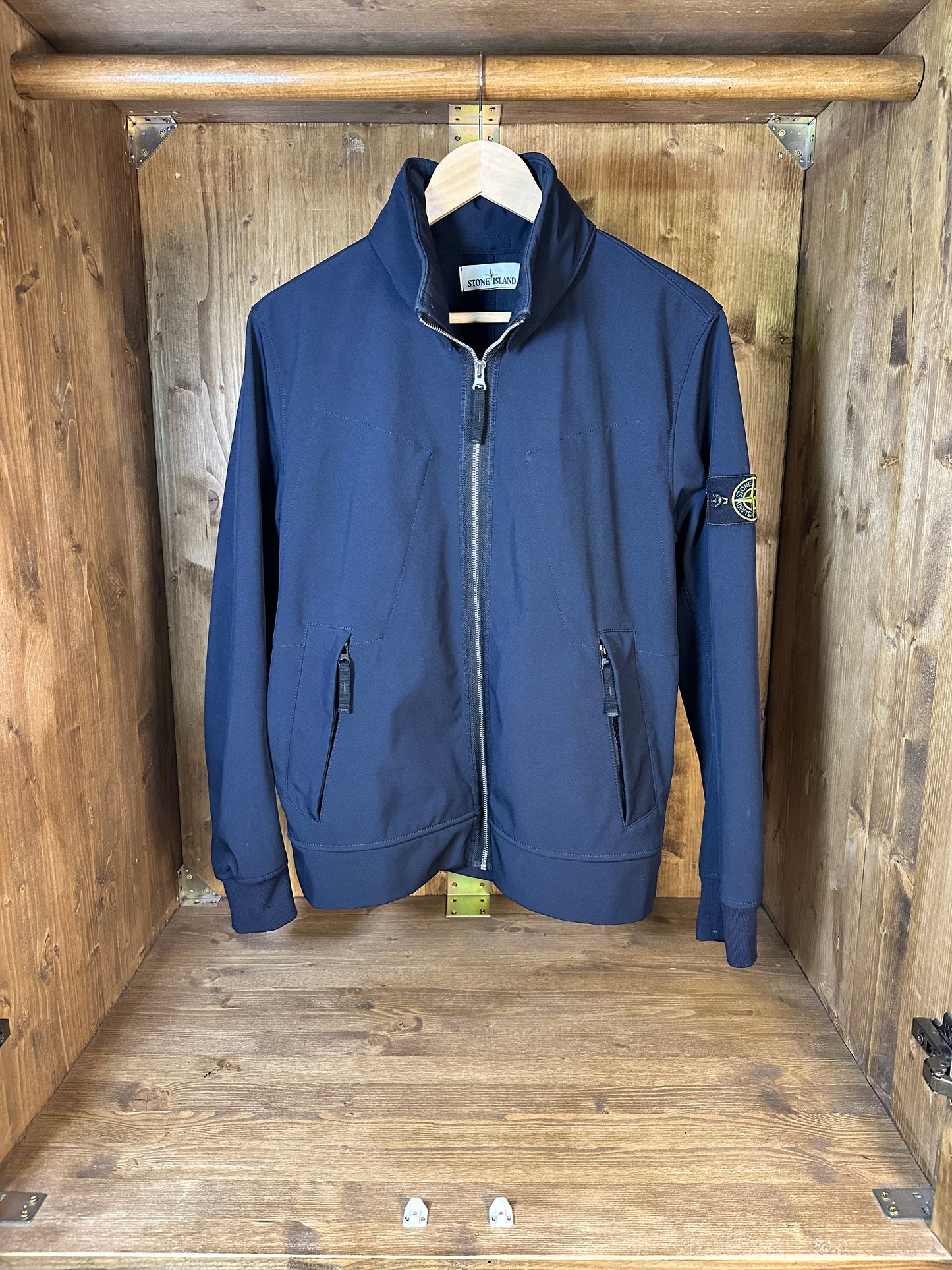 LIGHT SOFT SHELL-R in navy blu