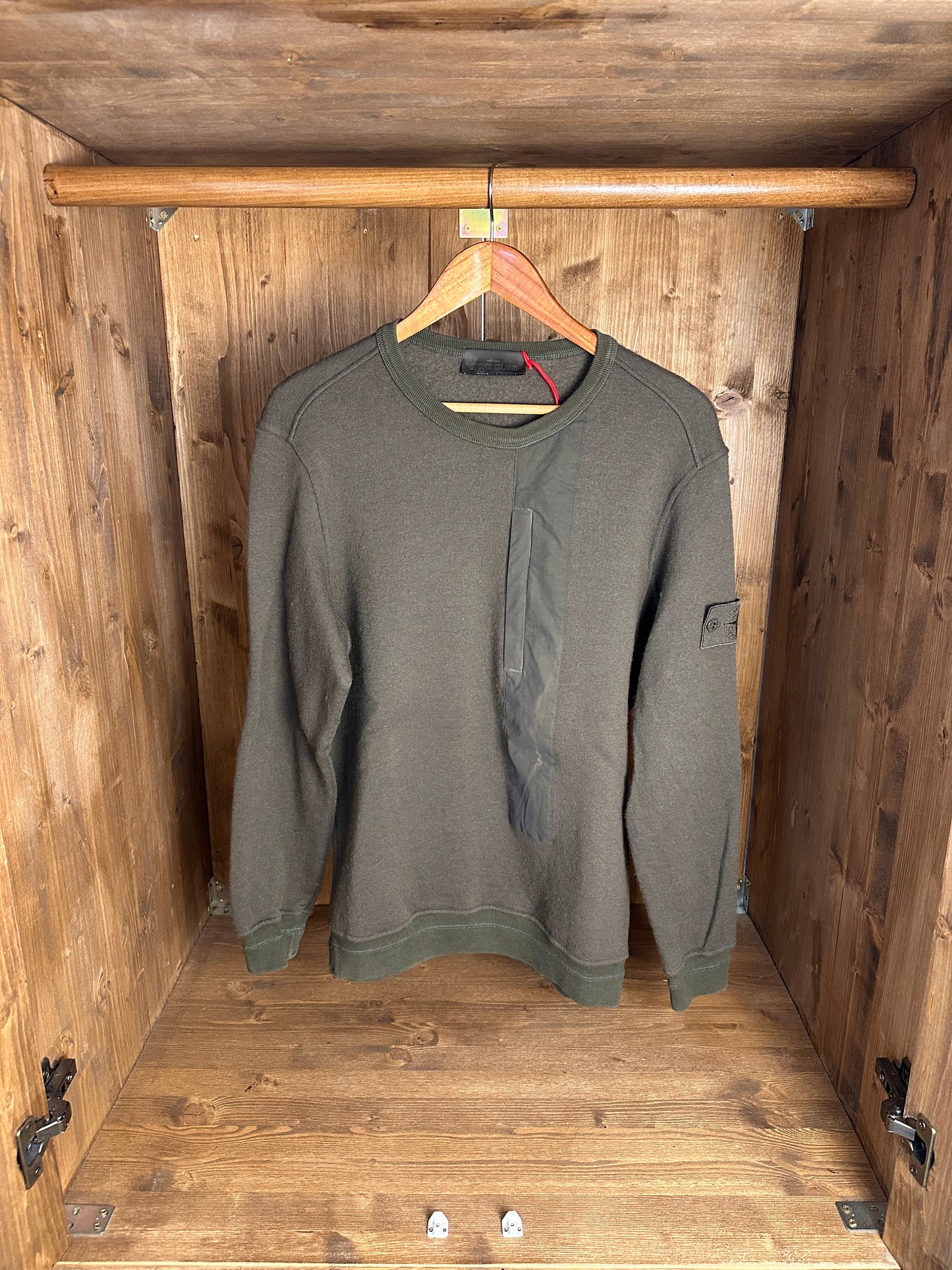 AW19 VIRGIN WOOL JUMPER GHOST PIECE in Green