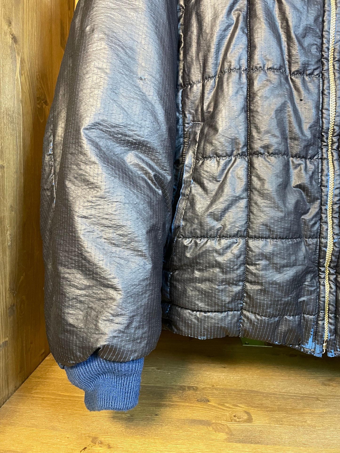 1988 Ripstop grid royal blue bomber