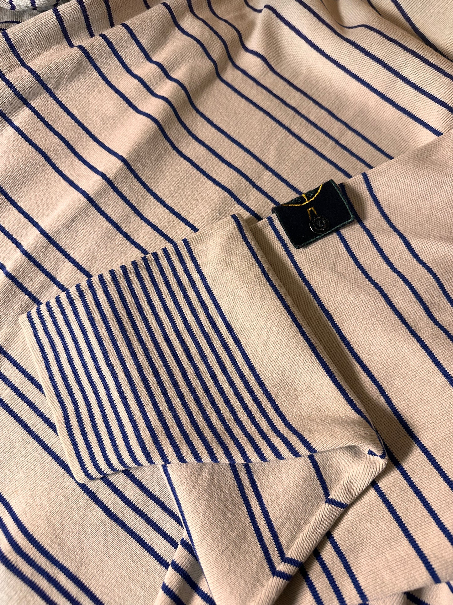 80s BOAT NECK STRIPED JUMPER