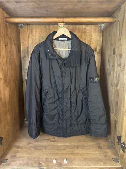 AW03 QUILTED MESH INNER JACKET in forest green