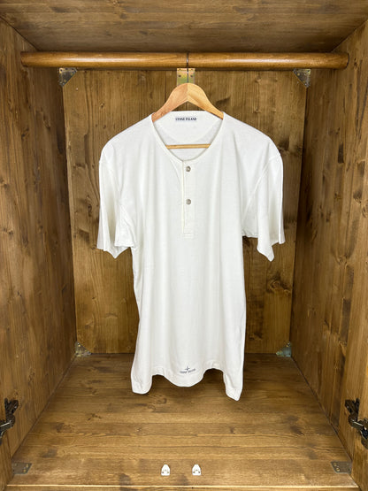 90S COTTON TEE + SWEATPANTS in White