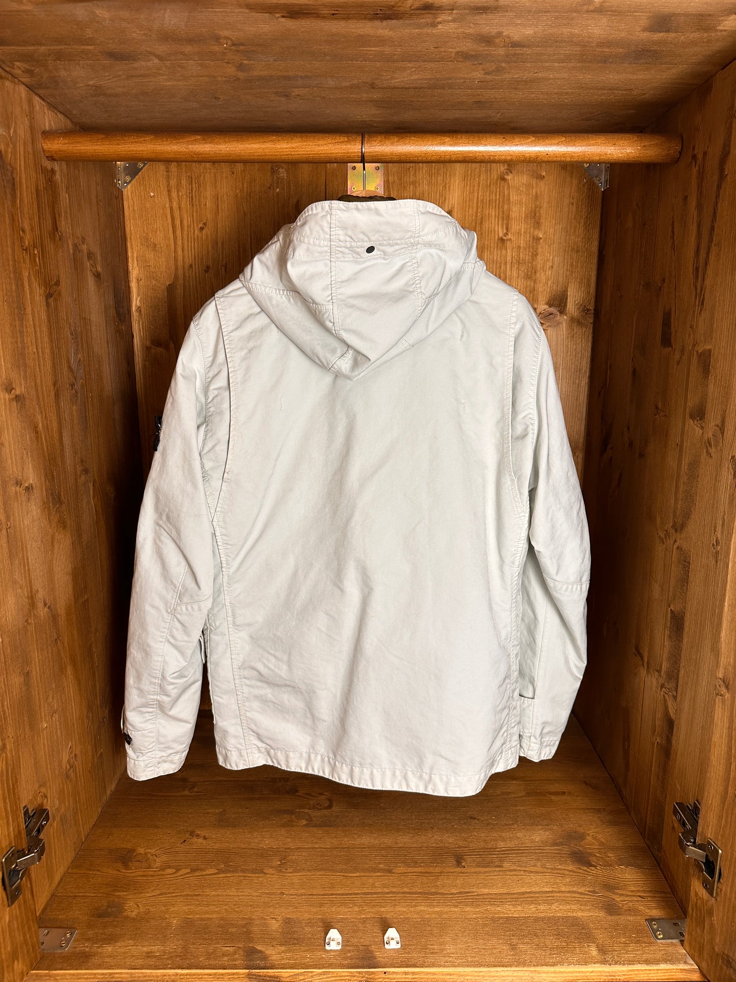 AW15 DAVID TC WITH DETACHABLE DOWN INNER in White