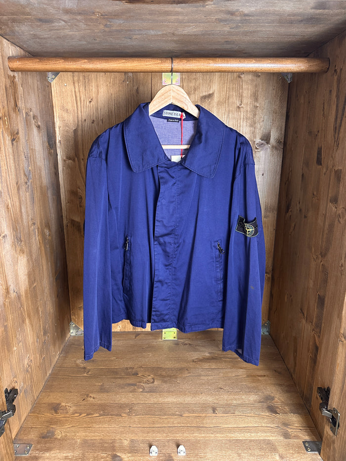 SS91 RASO GOMMATO REINFORCED RUBBER BUTTONS in Sapphire Blue