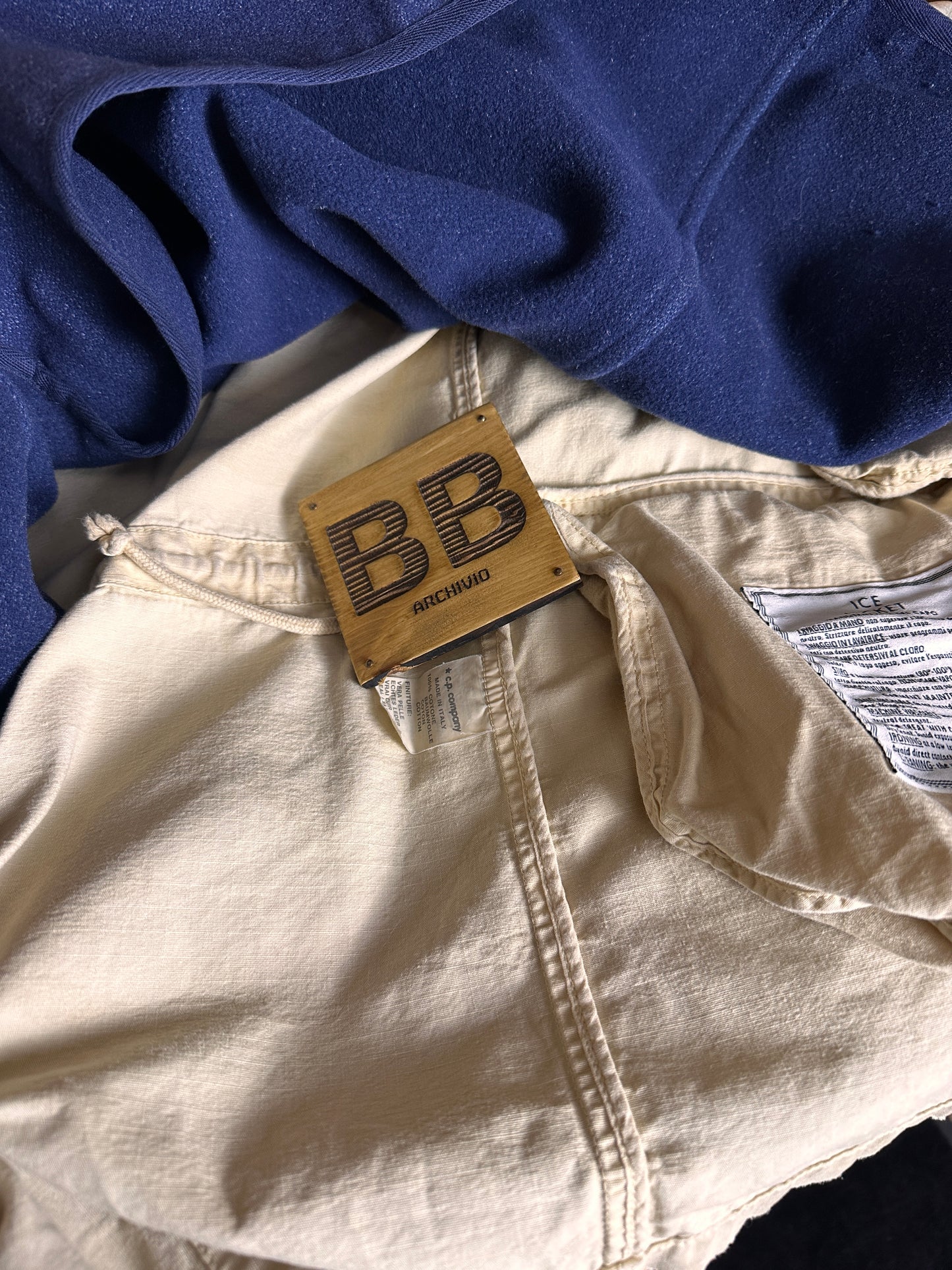 AW90/91 LUPO ICE JACKET CAMOUFLAGE COTTON RIPSTOP-ARMOR in Beige