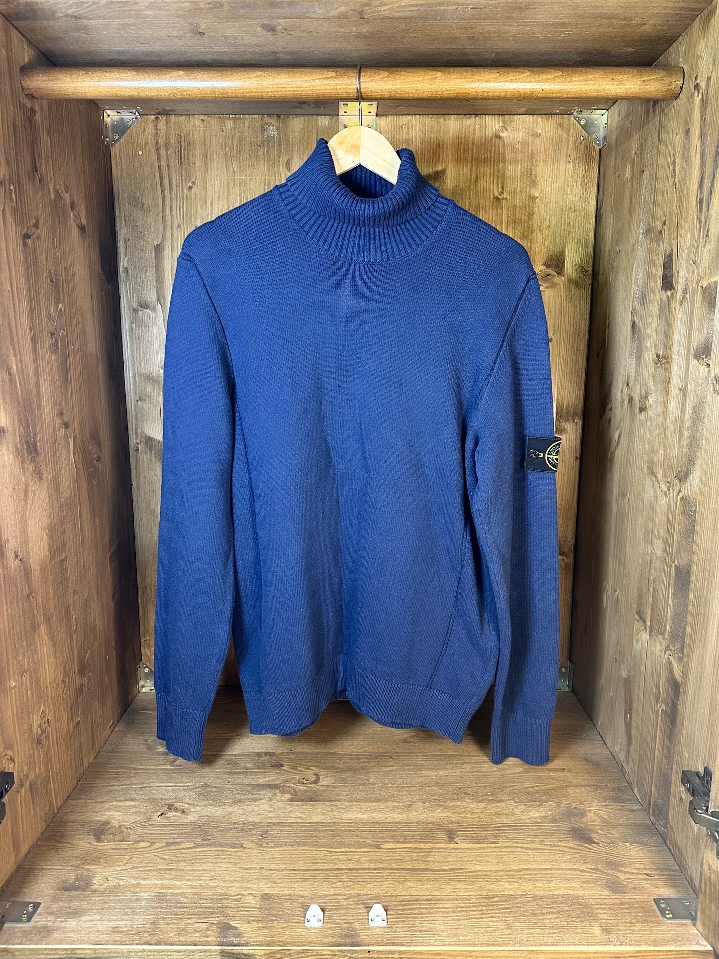 TURTLENECK BLU JUMPER