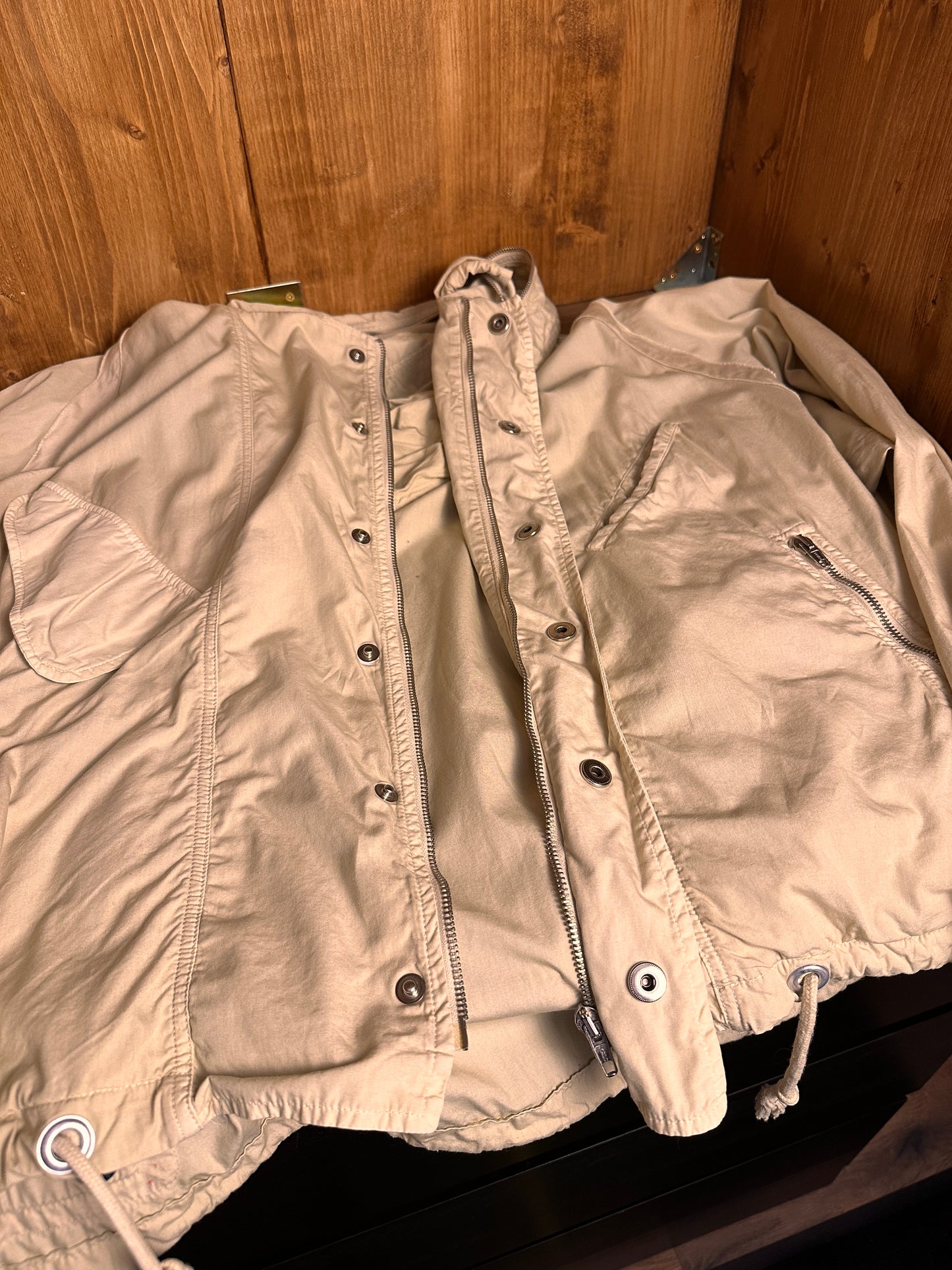 SS85 BONEVILLE LIGHT COTTON JACKET in Ivory