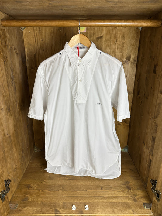 SS80s MARINA SHIRT in Milk White