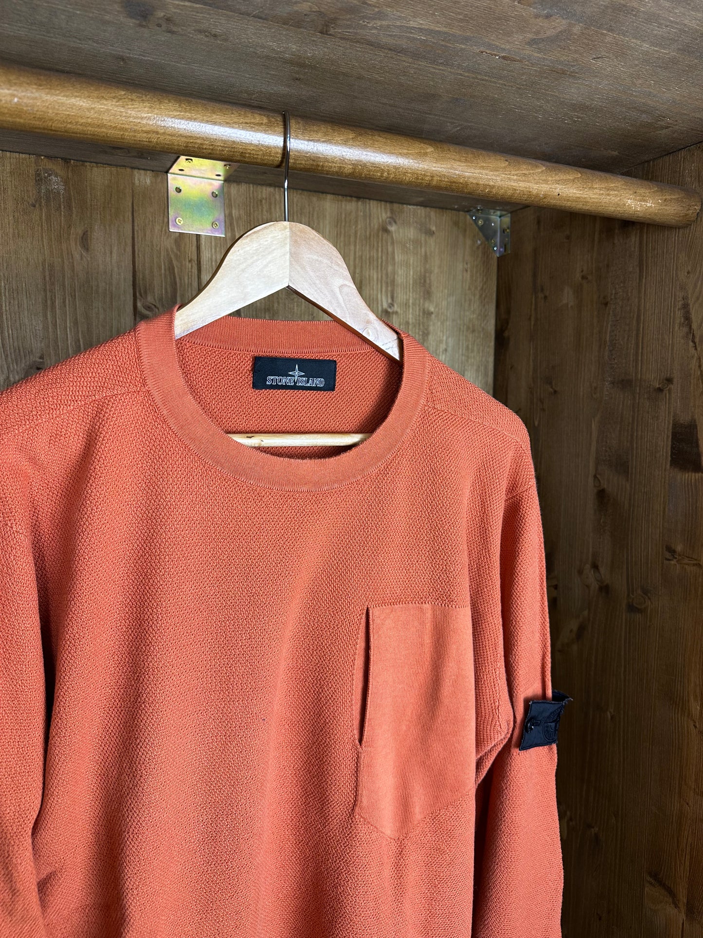 SS18 SHADOW PROJECT CREWNECK in Orange