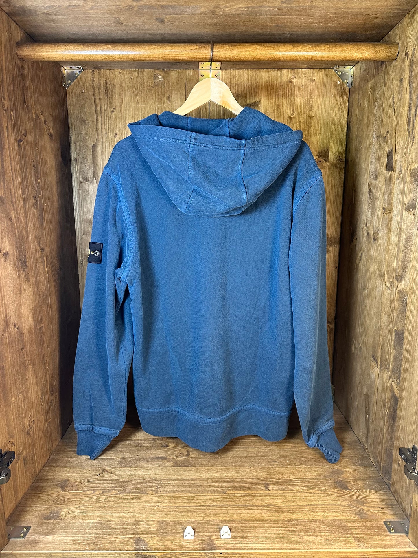 ACID WASH ZIPPED HOODIE