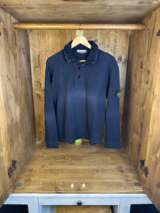 AW98 PILE CREWNECK in Faded Blue