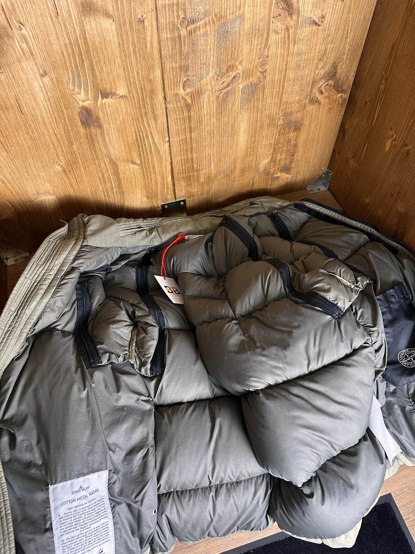 AW18 COTTON METAL WATRO 2in1 in Olive Grey