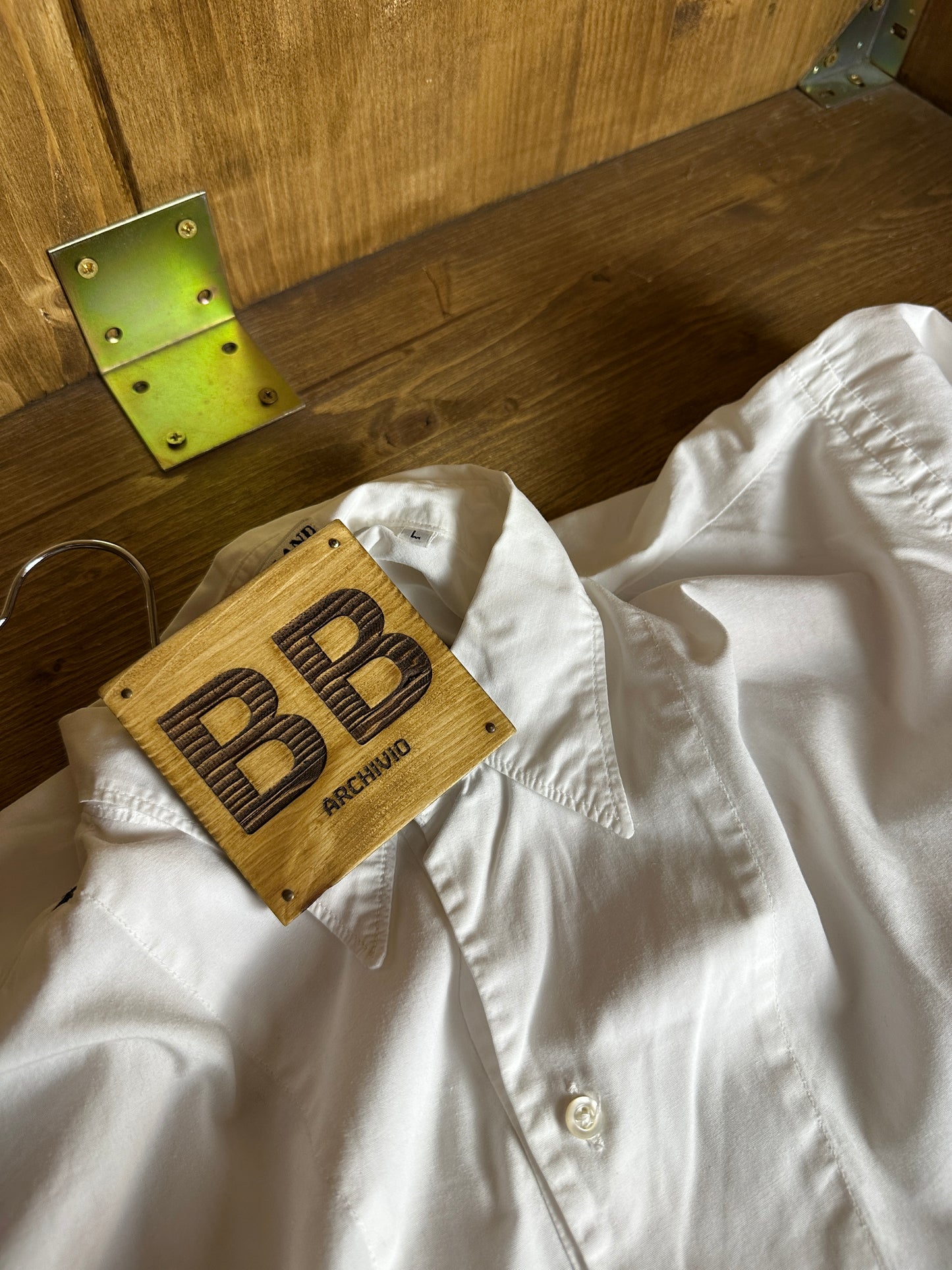 SS80s MARINA SHIRT in Milk White