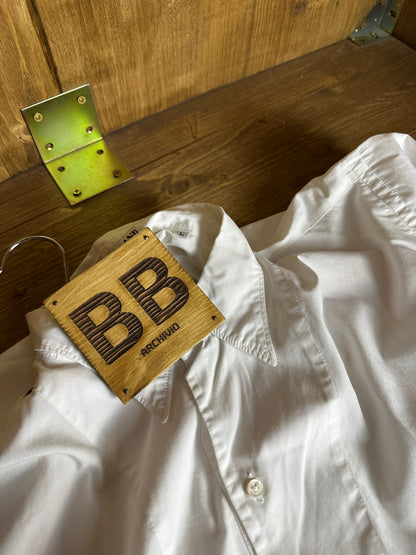 SS80s MARINA SHIRT in Milk White