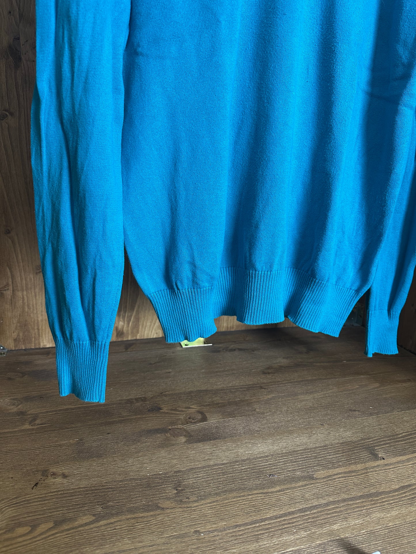 AW18 COTTON JUMPER in Water Blue