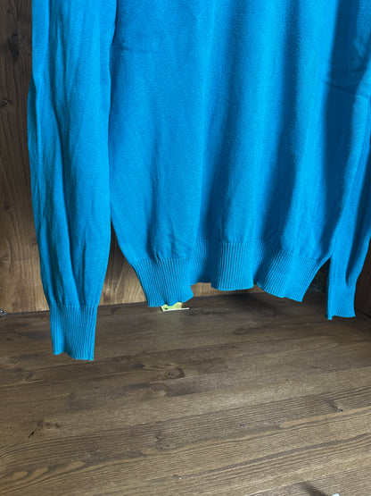 AW18 COTTON JUMPER in Water Blue