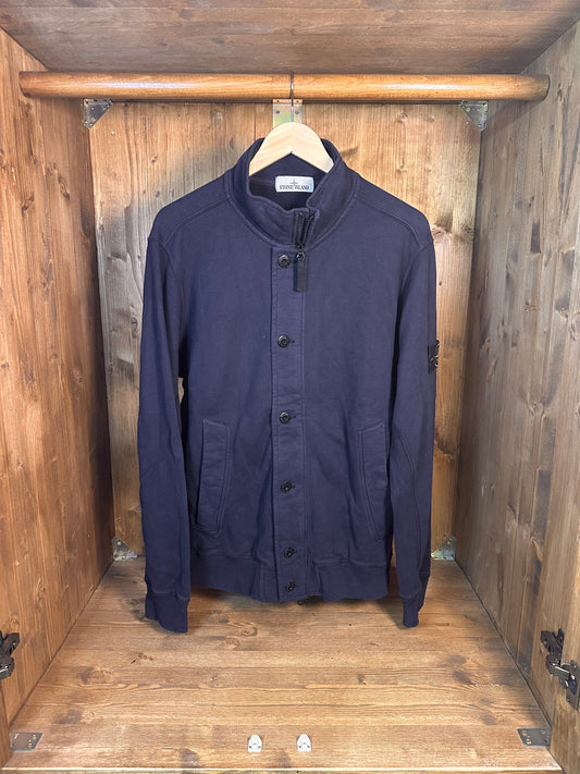 COTTON CARDIGAN in Blue navy