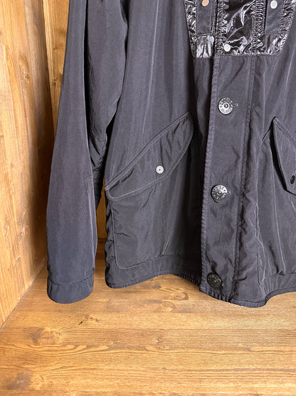 AW24 NYLON PANAMA WITH NEW SILK LIGHT in Deep Black