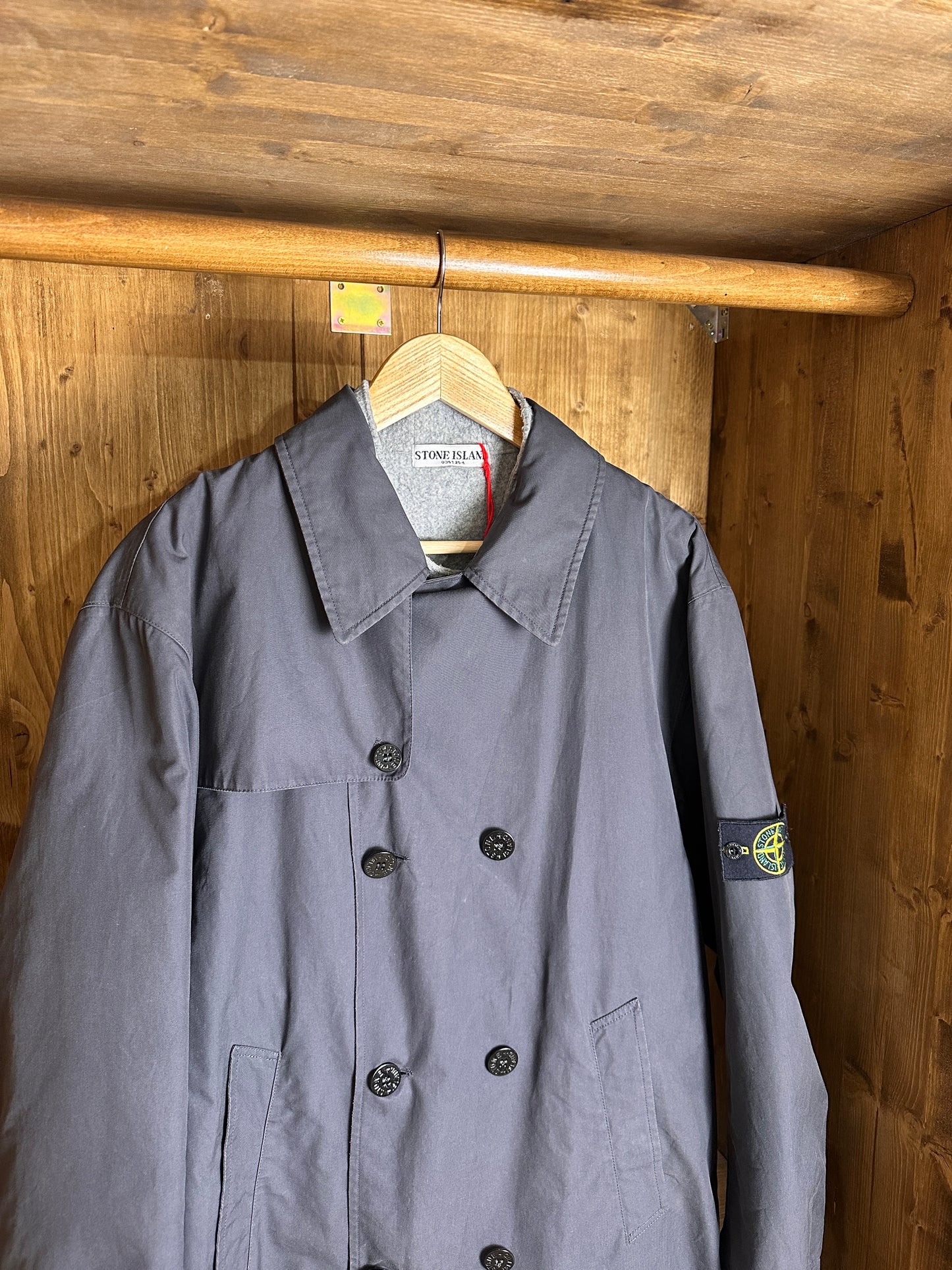 AW04 COTTON TRENCH in  Slate Grey