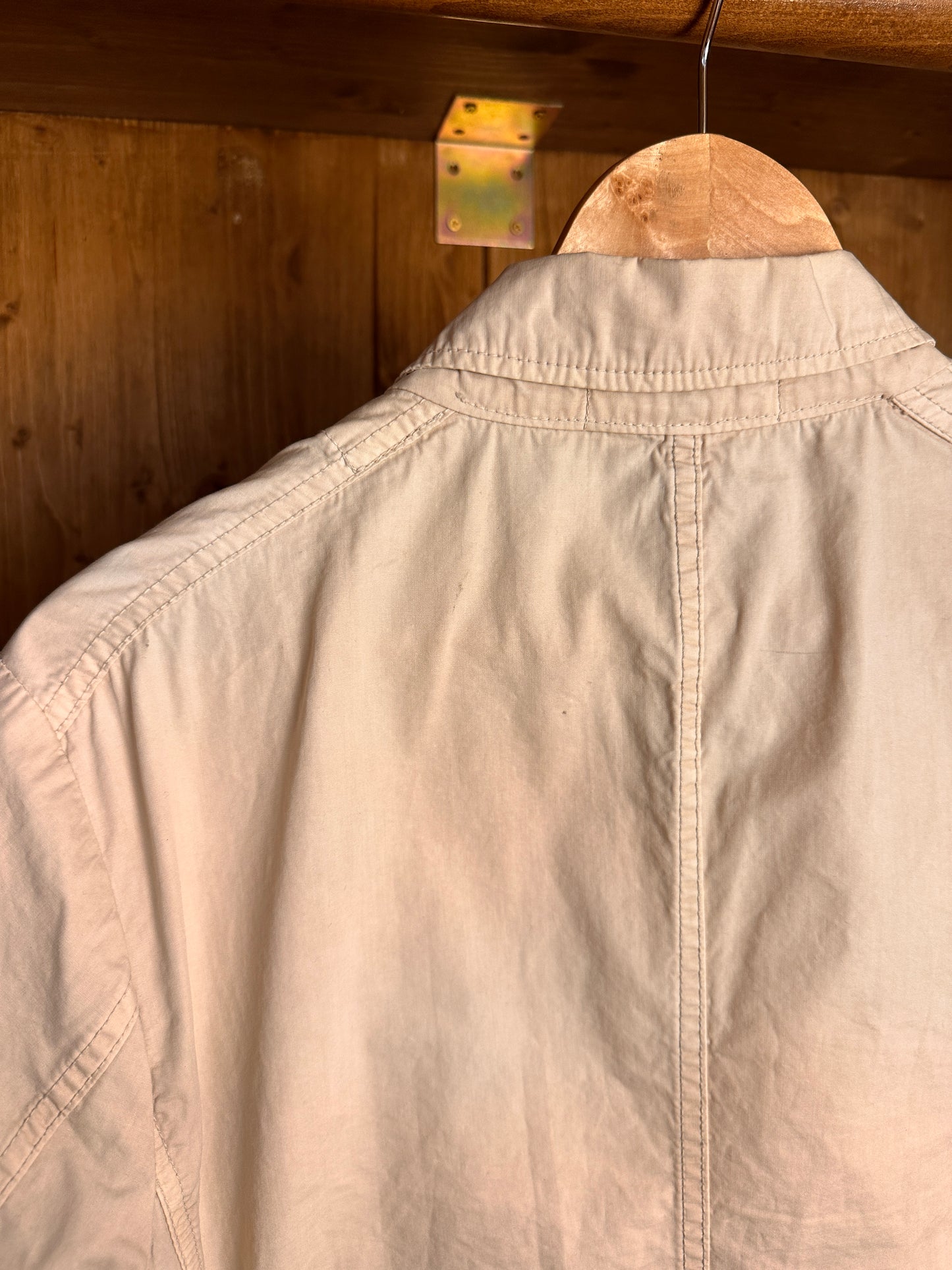 SS14 BRUSHED CANVAS in Oyster White