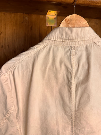 SS14 BRUSHED CANVAS in Oyster White