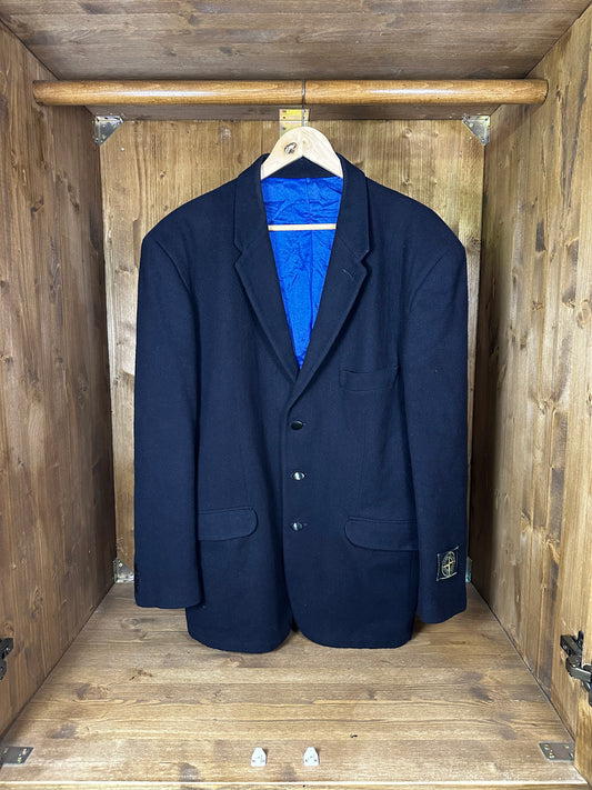 AW19884/85 WOOL BLAZER SQUARE PATCH