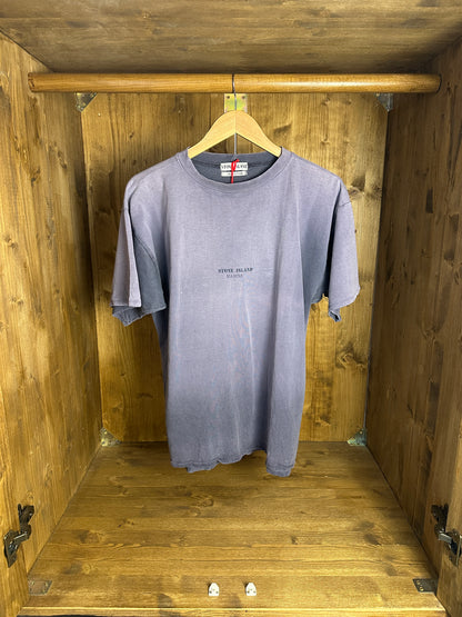SS95 STONE ISLAND MARINA TEE in Torquise Blue