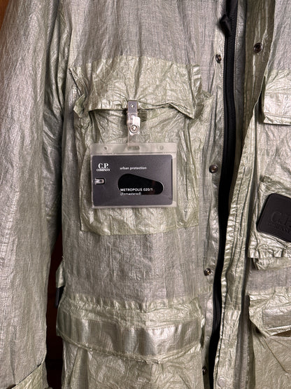 AW20 C.P. COMPANY METROPOLIS 020/1 DYNEEMA JACKET in White Aluminum