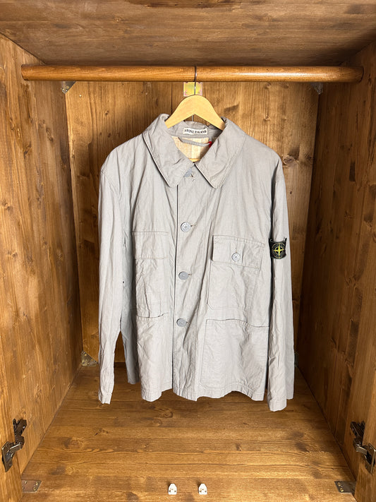 SS99 POLYURETHANE OVERSHIRT in Signal Grey